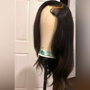22” 4x4 Closure wig worn